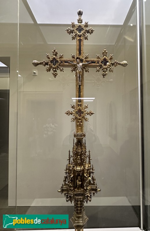 Girona - Tresor de la catedral. Creu d’or, perles i esmalts, 1503-1507