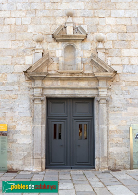 Girona - Hospital de Santa Caterina. Porta de l'església
