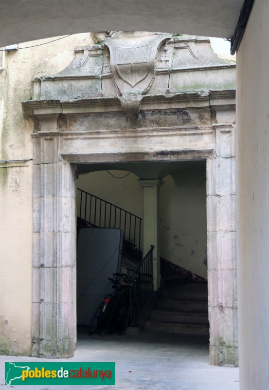 Girona - Casa de l'Abat. Portada interior