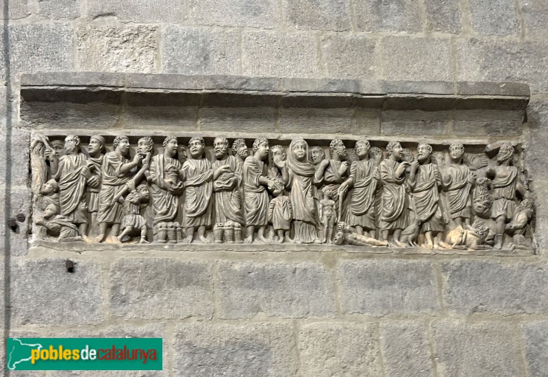 Girona - Sarcòfag amb orant II (església de Sant Feliu)