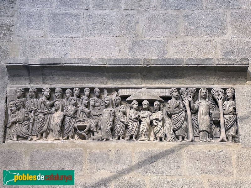 Girona - Sarcòfag de la casta Susanna (església de Sant Feliu)