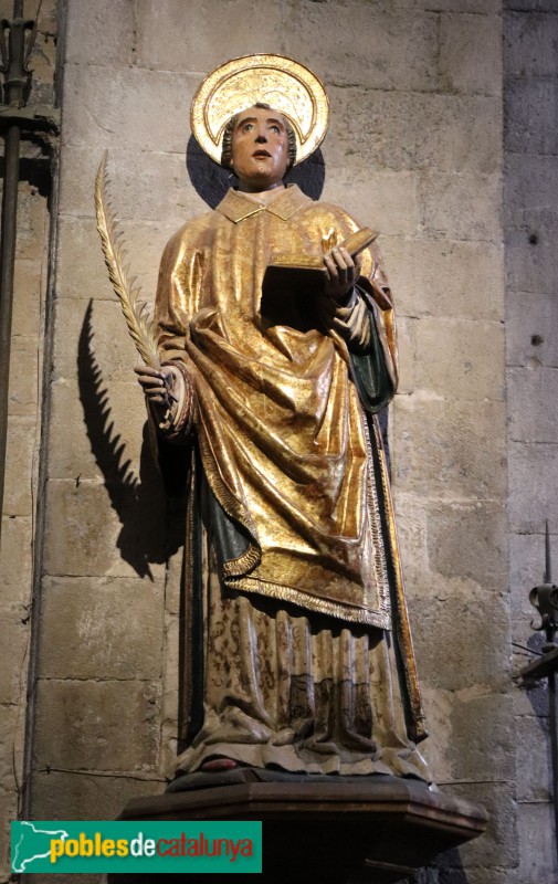 Girona - Església de Sant Feliu. Imatge de Sant Feliu