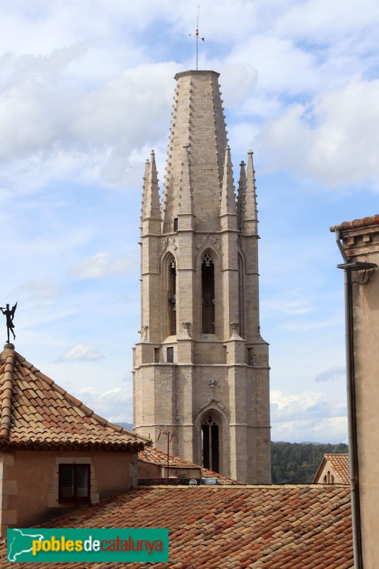 Girona - Església de Sant Feliu. Campanar