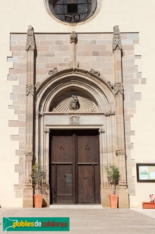 Santa Maria de Palautordera - Església de Santa Maria. Portada