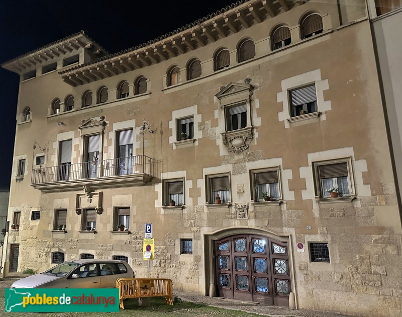 Girona - Casa Masó Bru, de nit