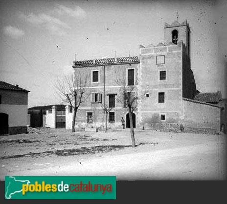 Sant Sadurní d´Anoia - Santa Maria de Monistrol d'Anoia (Foto: <i>Jaume Oliveras -Arxiu Fotogràfic Centre Excursionista de Catalunya-</i>, 1900-1936) Sant Sadurní d´Anoia - Santa Maria de Monistrol d'Anoia