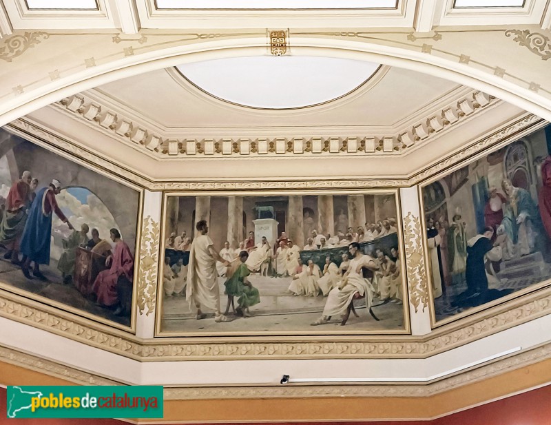 Barcelona - Palau de Justícia. Sala de Vistes (Foto: Anna Corcoll, 2025) Barcelona - Palau de Justícia. Sala de Vistes