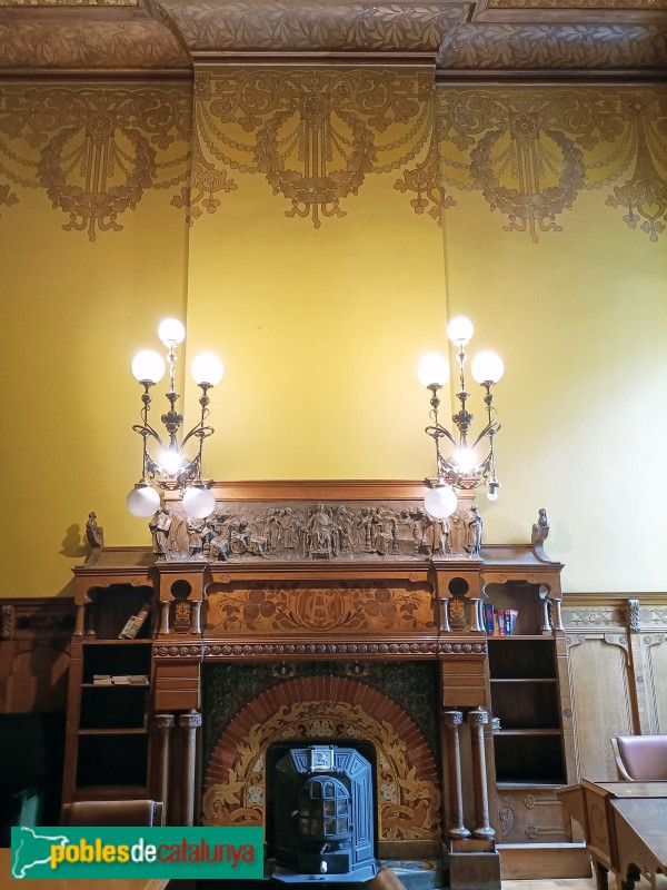 Barcelona - Palau de Justícia. Sala dels Advocats (Foto: Anna Corcoll, 2025) Barcelona - Palau de Justícia. Sala dels Advocats