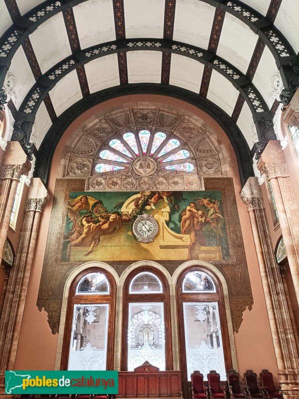 Barcelona - Palau de Justícia. Saló dels Passos Perduts (Foto: Anna Corcoll, 2025) Barcelona - Palau de Justícia. Saló dels Passos Perduts