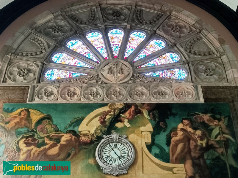 Barcelona - Palau de Justícia. Saló dels Passos Perduts (Foto: Anna Corcoll, 2025) Barcelona - Palau de Justícia. Saló dels Passos Perduts