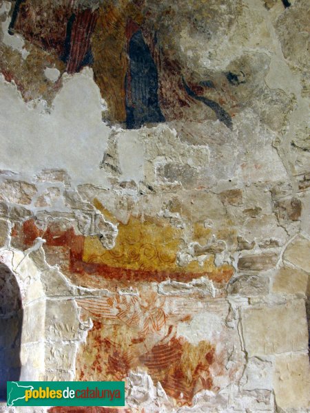 Calafell - Santa Creu del castell, pintures