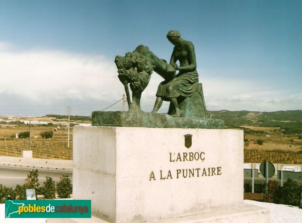 L'Arboç - Monument a la Puntaire