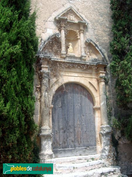 Sant Pere de Ribes - Església vella, portal de les Ànimes