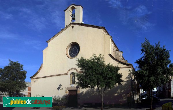 Església de Sant Menna, façana anterior (cara Sud) (Foto: Joan Sánchez Sabé, 2006) Església de Sant Menna, façana anterior (cara Sud)