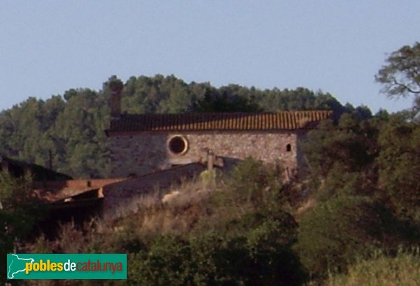 Ermita de Sant Jaume (del castell), vista des de la banda de ponent (Foto: Joan Sánchez Sabé, 2006) Ermita de Sant Jaume (del castell), vista des de la banda de ponent