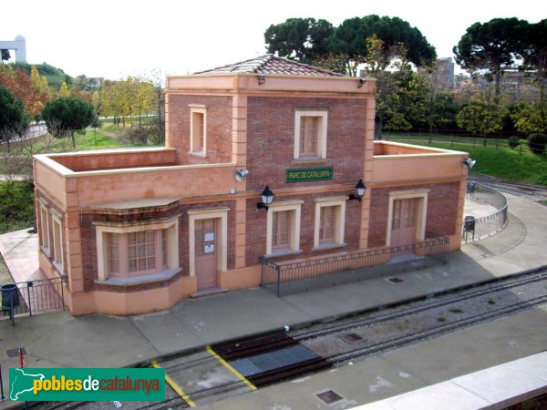 Parc Catalunya, Estació del tren miniatura