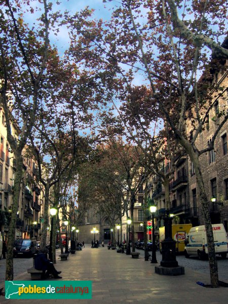 Barcelona - Passeig del Born (Foto: Albert Esteves, 2006) Barcelona - Passeig del Born