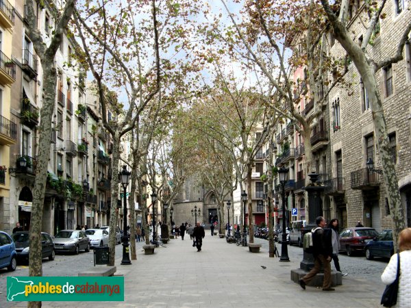 Barcelona - Passeig del Born (Foto: Albert Esteves, 2006) Barcelona - Passeig del Born