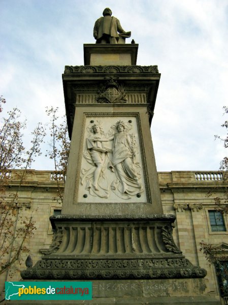 Barcelona - Monument a Antonio López (Foto: Albert Esteves, 2006) Barcelona - Monument a Antonio López