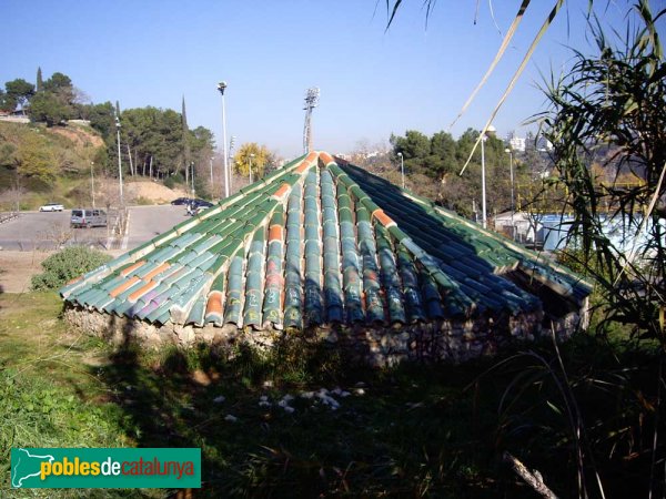 Pou de Glaç de Sant Oleguer, detall de la coberta