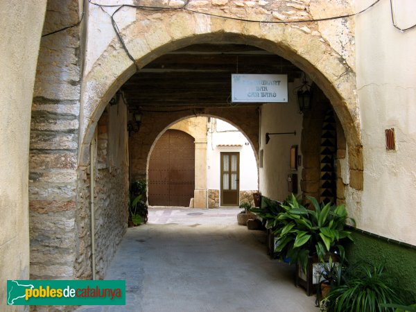 Masllorenç - Voltes de Can Baró (Foto: Albert Esteves, 2007) Masllorenç - Voltes de Can Baró