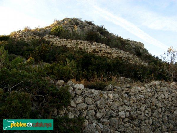 Albinyana - Restes del castell de l'Esquernosa