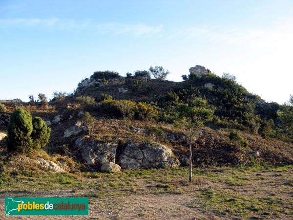 Albinyana - Restes del castell de l'Esquernosa