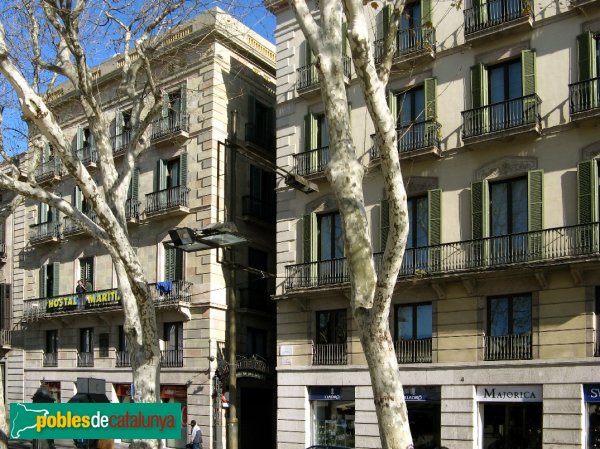 Barcelona - Edificis del passatge de la Banca