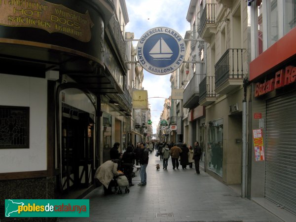 Badalona - Carrer del Mar (Foto: Albert Esteves, 2007) Badalona - Carrer del Mar