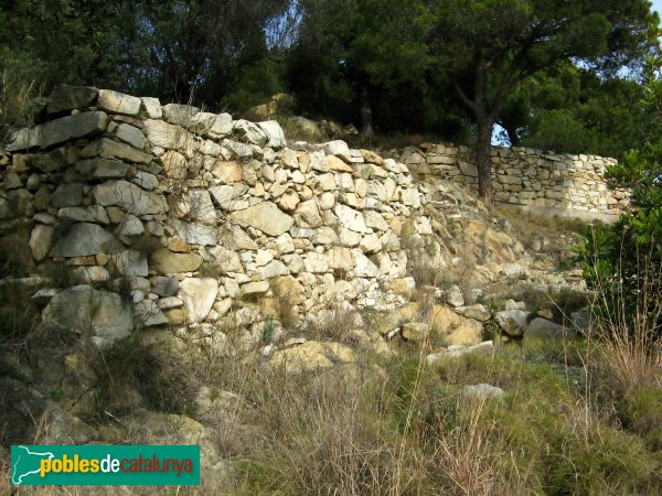 Badalona - Poblat ibèric turó de Boscà (Foto: Albert Esteves, 2007) Badalona - Poblat ibèric turó de Boscà