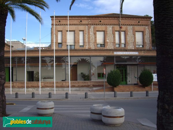 Hospital de la Mare de Déu de la Salut (els Caliptus). Façana principal