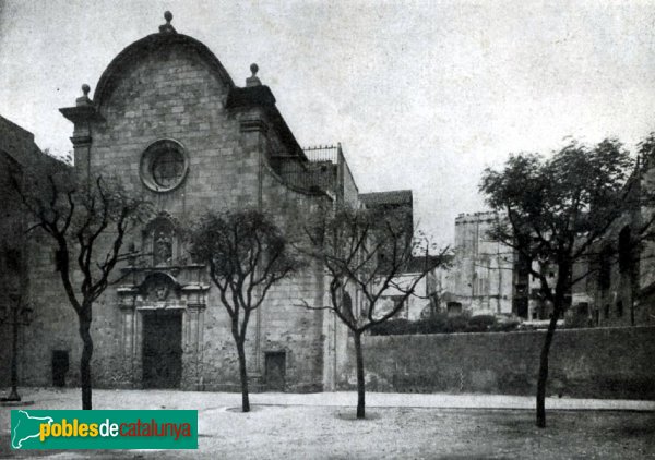 Barcelona - Plaça de Sant Felip Neri després de la guerra