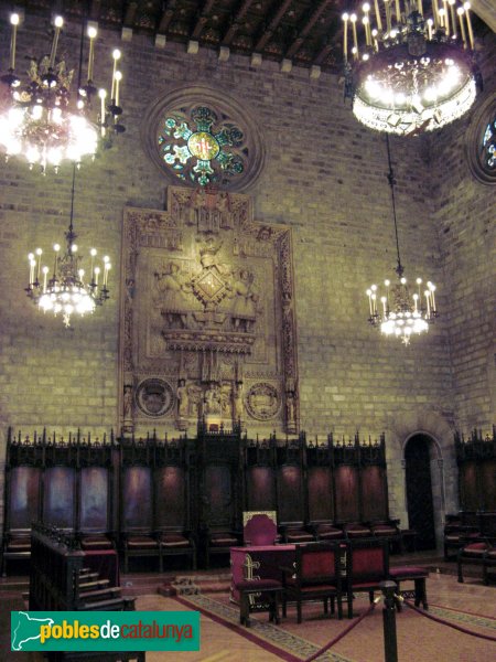 Barcelona - Casa de la Ciutat - Saló de Cent (Foto: Albert Esteves, 2007) Barcelona - Casa de la Ciutat - Saló de Cent