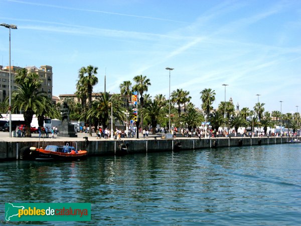 Barcelona - Passeig de Colom (Foto: Albert Esteves, 2007) Barcelona - Passeig de Colom