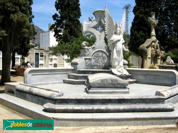Vilassar de Mar - Cementiri: sepulcre Mir-Mir