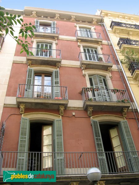 Barcelona - Carrer Pintor Fortuny, 25 (Foto: Albert Esteves, 2007) Barcelona - Carrer Pintor Fortuny, 25