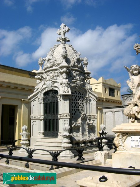 Mataró - Cementiri dels Caputxins, panteó Marfà-Mesquera