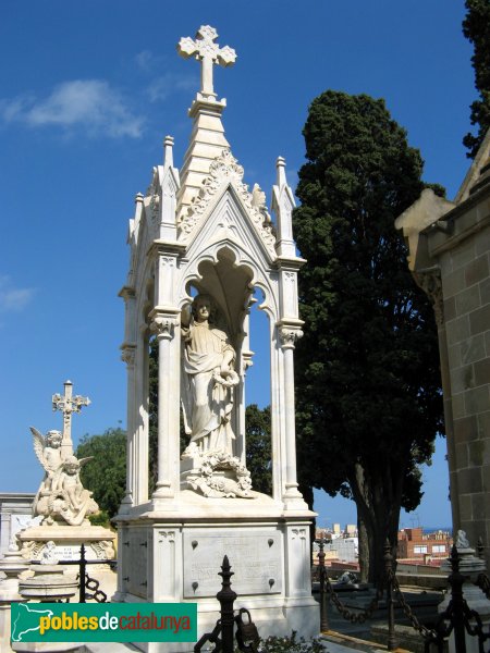 Mataró - Cementiri dels Caputxins, panteó Gaspar Pou - 1888