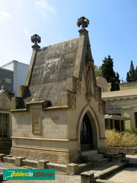Mataró - Cementiri dels Caputxins, panteó Francesca Lavilla