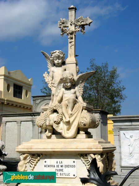 Mataró - Cementiri dels Caputxins, sepulcre Cosme Batlle