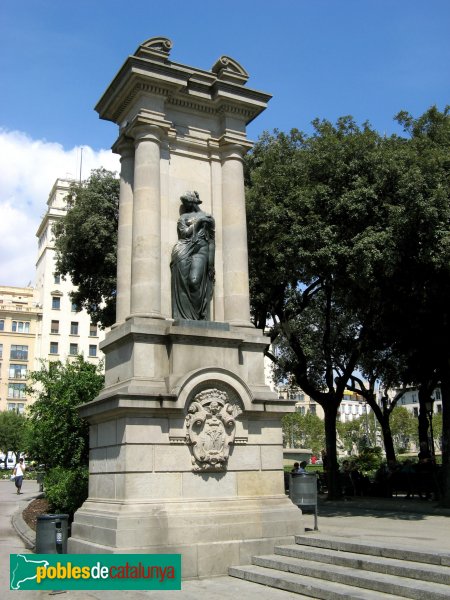 Barcelona - Plaça Catalunya -  Dona (Joan Borrell)