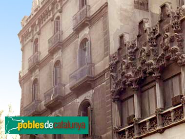 Barcelona - Tribuna de la casa Sicart (original)