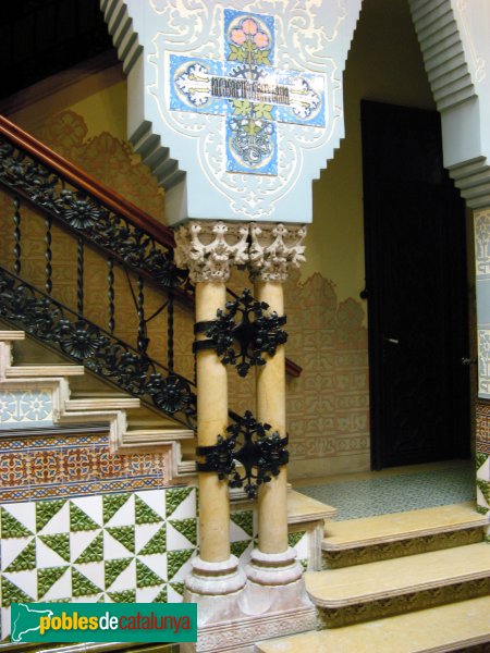 Mataró - Casa Coll i Regàs - Detall interior (Foto: Albert Esteves, 2007) Mataró - Casa Coll i Regàs - Detall interior