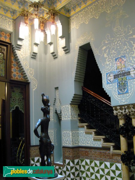 Mataró - Casa Coll i Regàs - Detall interior (Foto: Albert Esteves, 2007) Mataró - Casa Coll i Regàs - Detall interior
