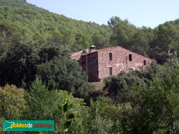 Can Senosa, vista des del camí de Font de Bou