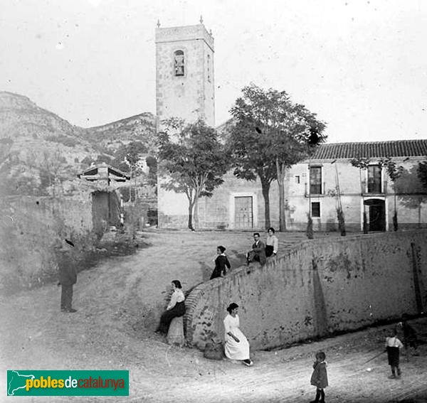 La Palma de Cervelló - Església (Foto: Josep Salvany - Fons Salvany, Biblioteca de Catalunya, 1919) La Palma de Cervelló - Església