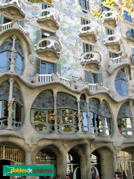 Barcelona - Casa Batlló (Foto: Albert Esteves, 2007) Barcelona - Casa Batlló