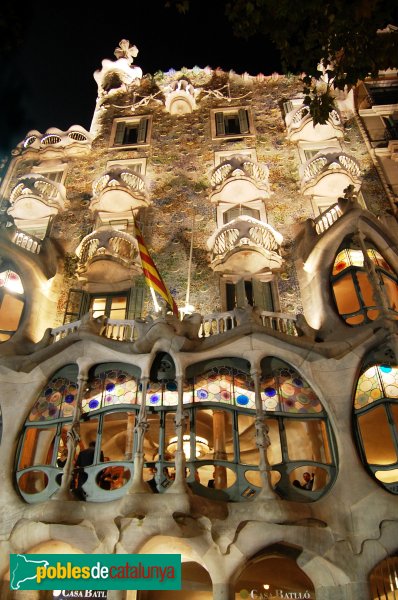 Barcelona - Casa Batlló (Foto: Tato Grasso, 2007) Barcelona - Casa Batlló
