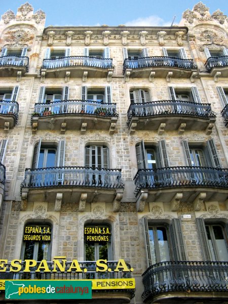 Barcelona - Passeig de Gràcia, 65 (Foto: Albert Esteves, 2007) Barcelona - Passeig de Gràcia, 65