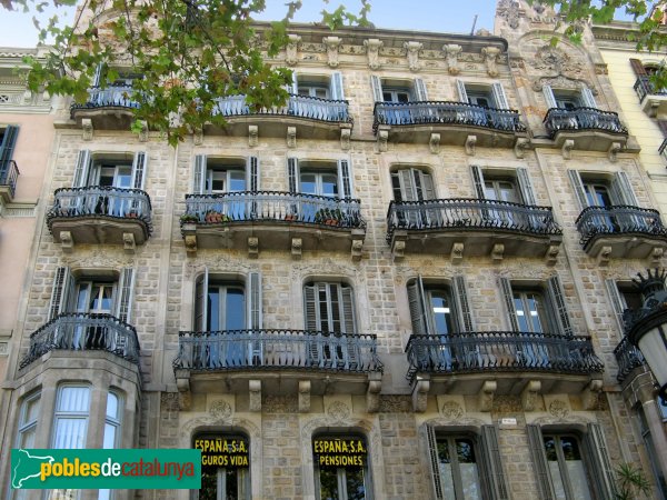 Barcelona - Passeig de Gràcia, 65 (Foto: Albert Esteves, 2007) Barcelona - Passeig de Gràcia, 65